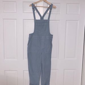 Aerie Blue Corduroy Overalls